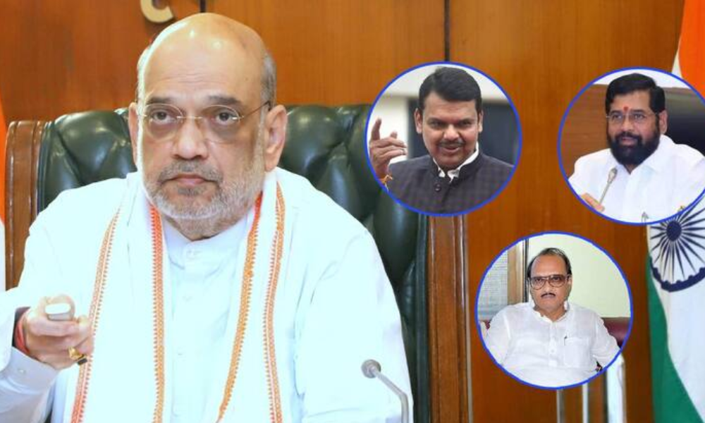 Power-Sharing Talks Begin: Mahayuti Leaders Meet Amit Shah After Maharashtra Poll Victory